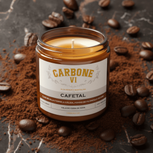 Vela ámbar Cafetal — Carbone VI
